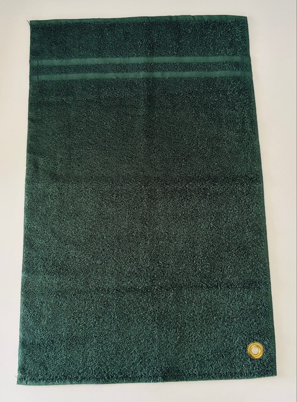 Ralph Lauren Polo Golf Towel Green NWOT 100% Cotton Brass Grommet 16x25 USA